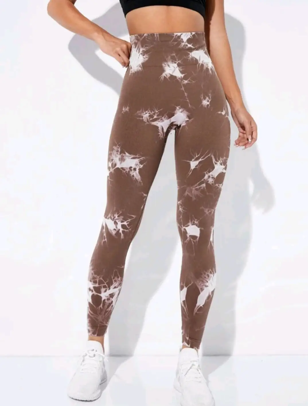 Tie dye marron