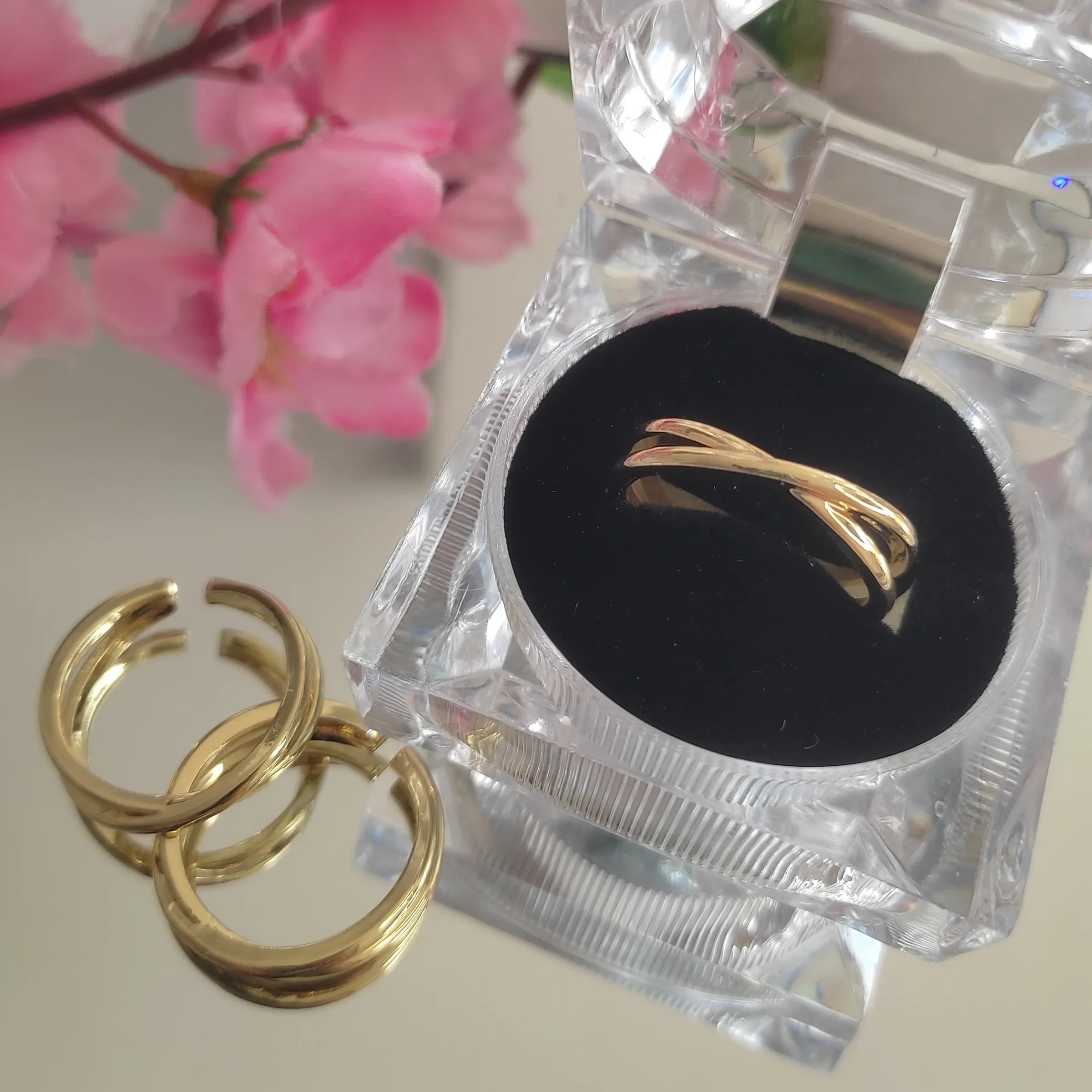ANILLO AJUSTABLE DOBLE TREND