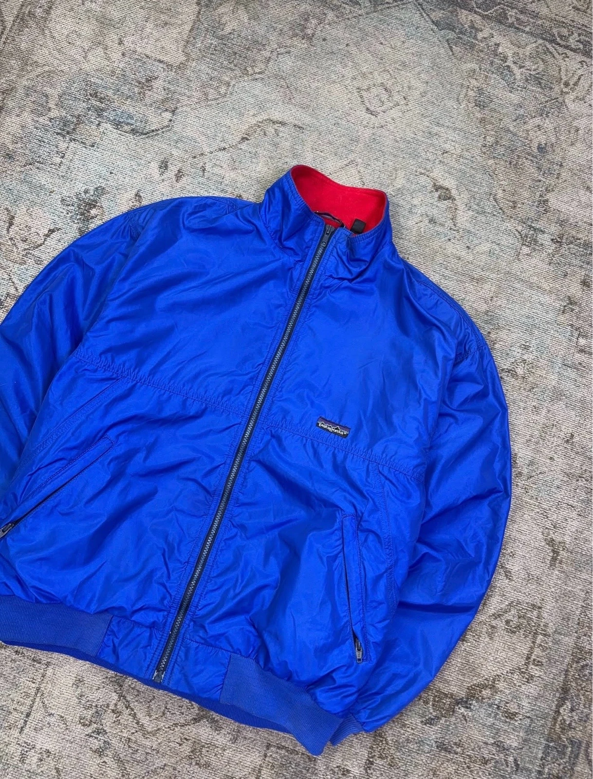 Vintage  P a t a g o n i a  Synchilla Fleece Lined Windbreaker Jacket made in USA 🇺🇸  2