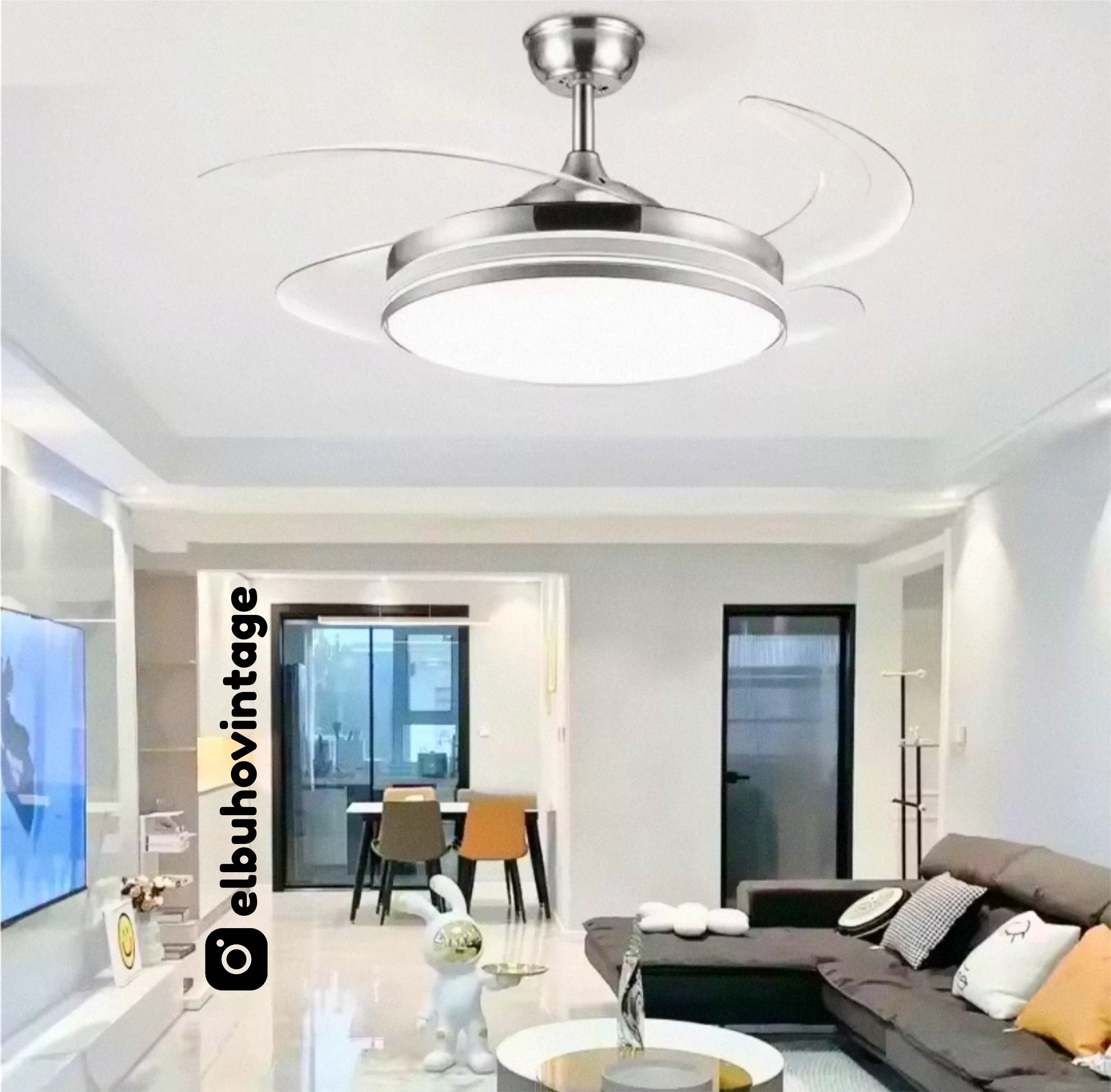 LÁMPARA LED  VENTILADOR  6