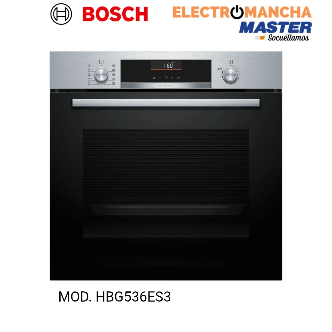 HORNO BOSCH HBG536ES3 INOX MULTIFUNCION A+