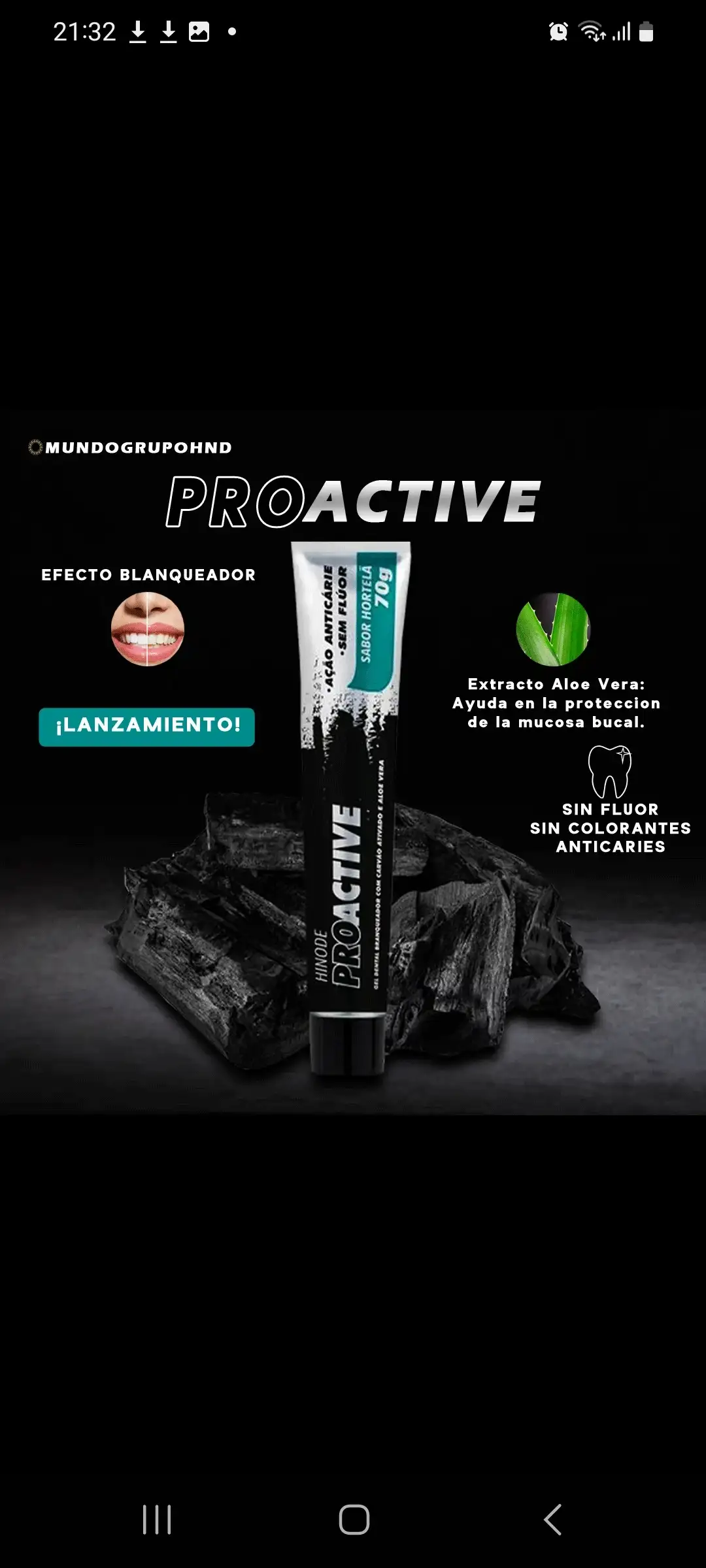 Pro active pasta de Dientes 2