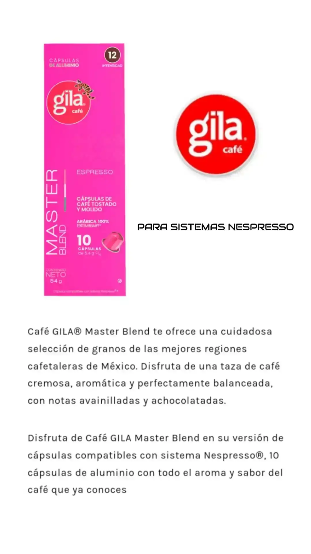 Café Master Blend Vainilla Gila