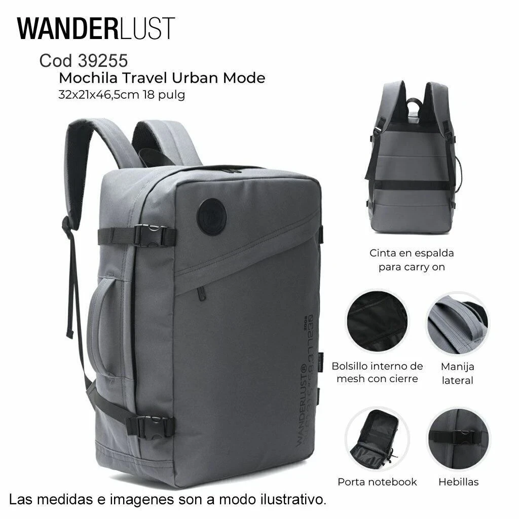 MOCHILA DE VIAJE WANDERLUST 39255