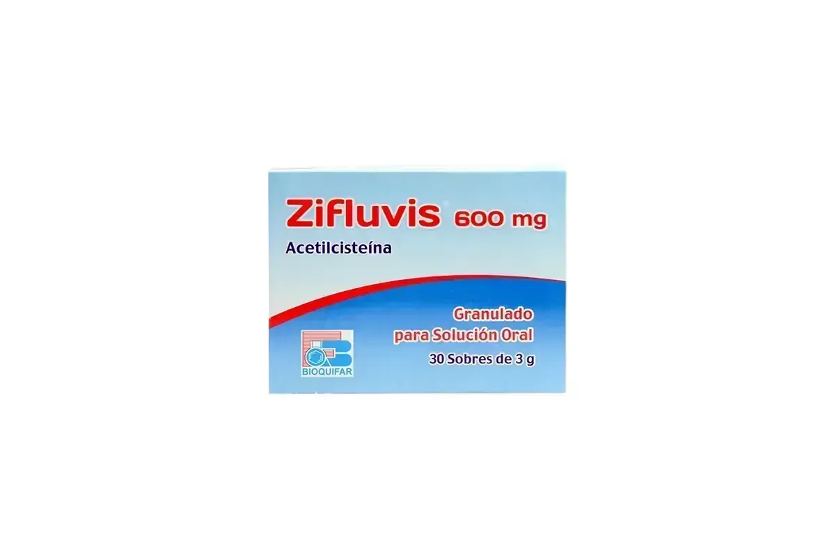 ZIFLUVIS 600 MG X 30 SOBRES N ACETILCISTEINA