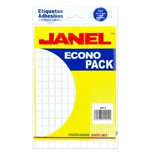 etiquetas #1 blanca janel