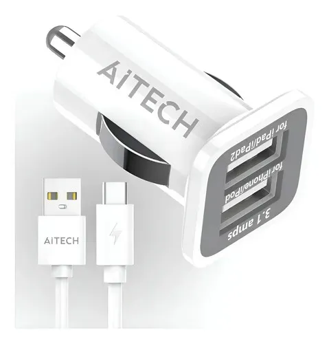CARGADOR TIPO C 5.8A AUTO AITECH
