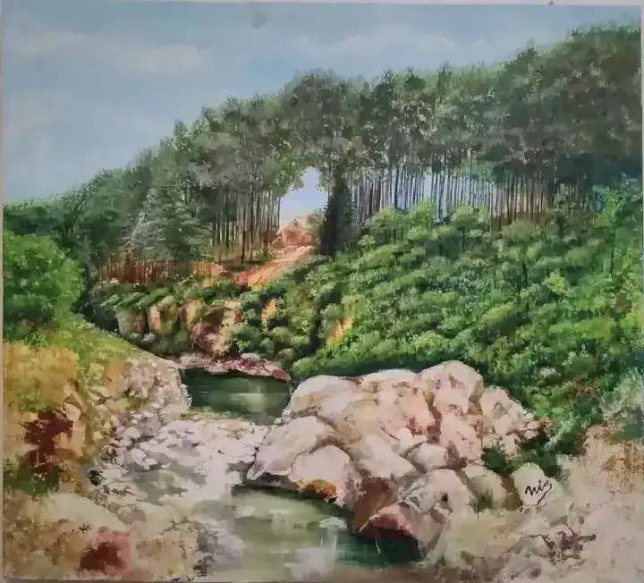 paisaje a eleccion - diferentes tecnicas