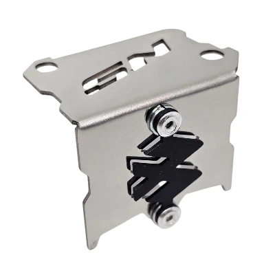 NS 200 P. freno delantero acero cromado logo 3d negro ML
