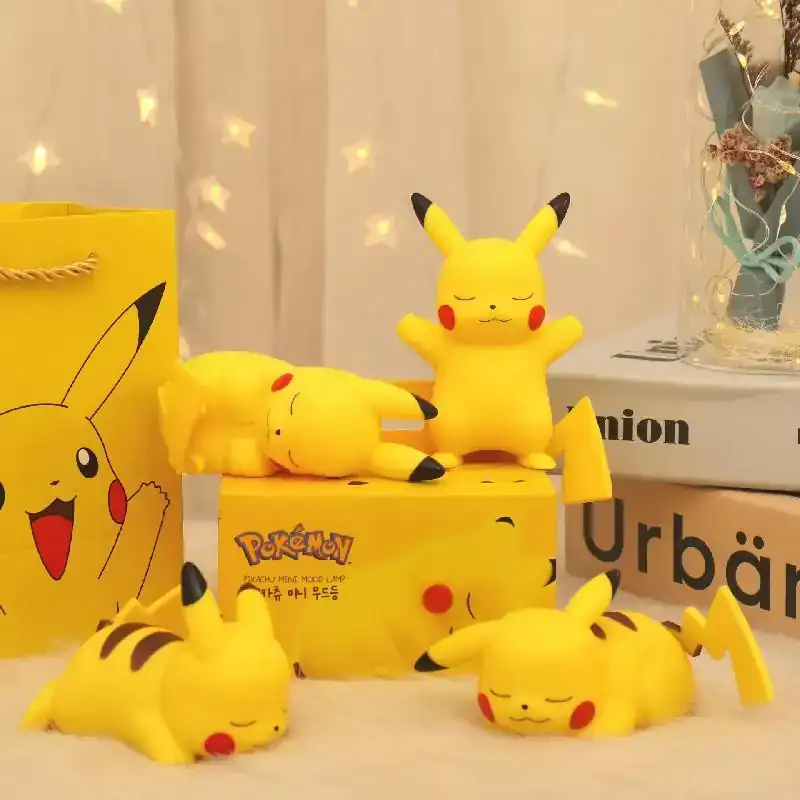 LAMPARA PIKACHU POR 4 ES DECIR TRAE LAS 4  2