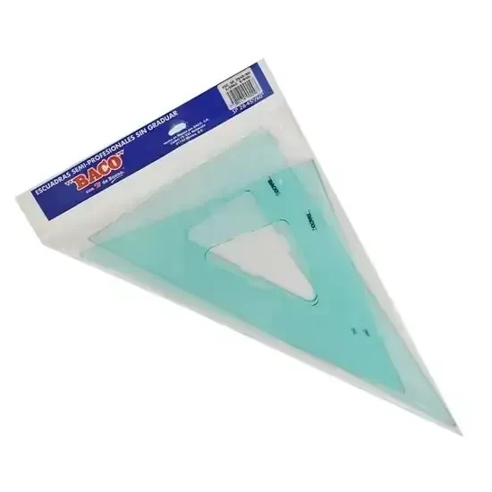 Escuadras semiprofesional baco 32 cm sin bicel 2