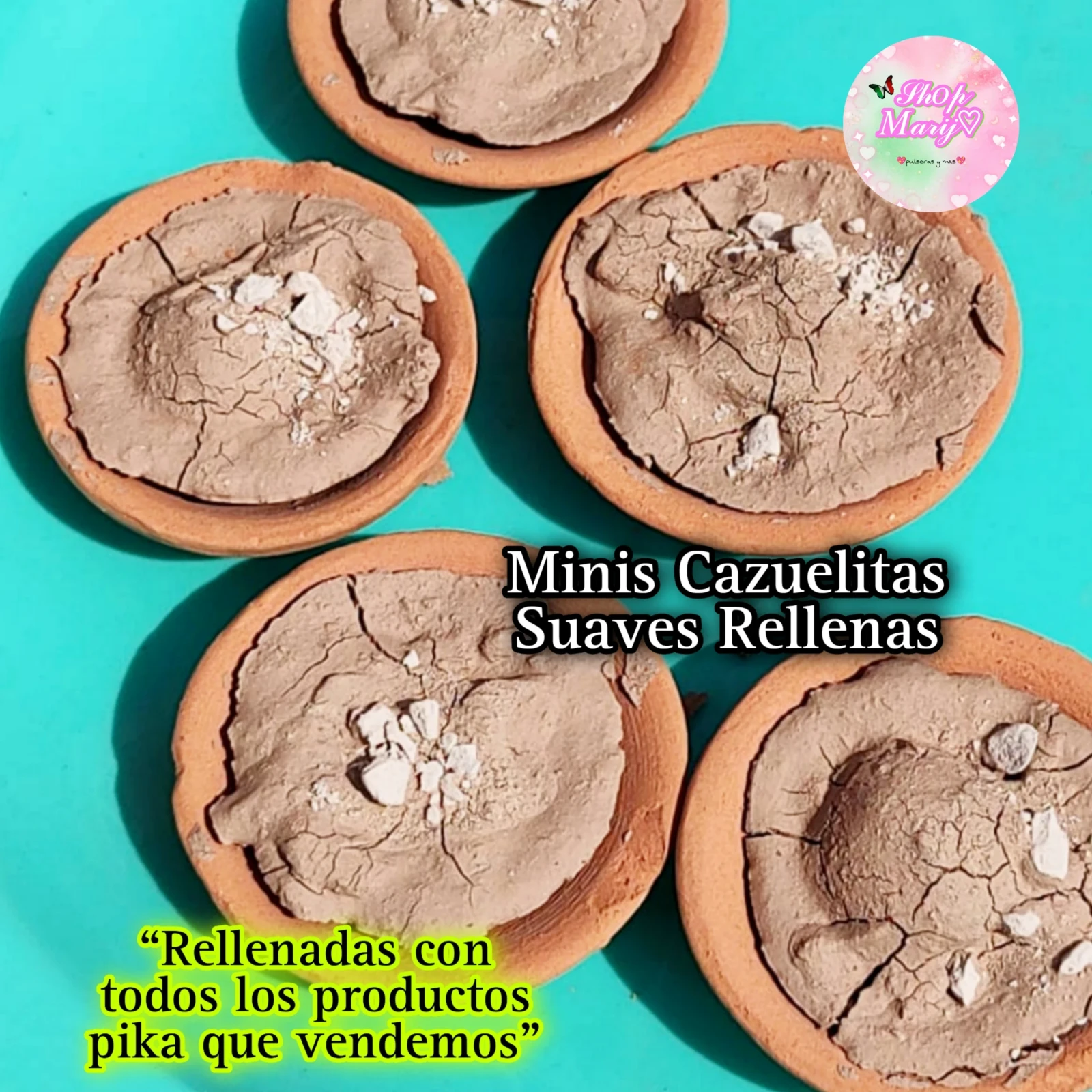 2 Cazuelitas Suaves Rellenas