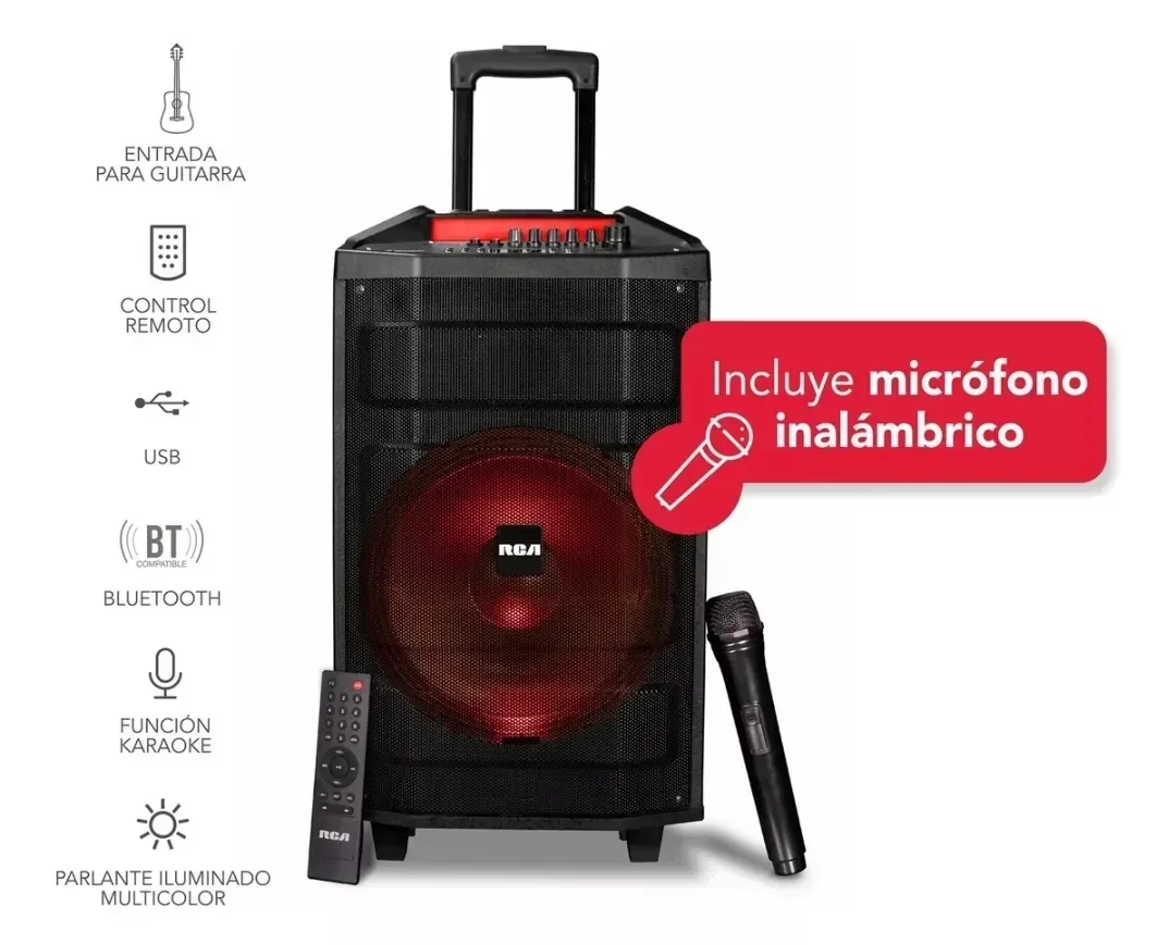 Parlante RCA party 8 2100w