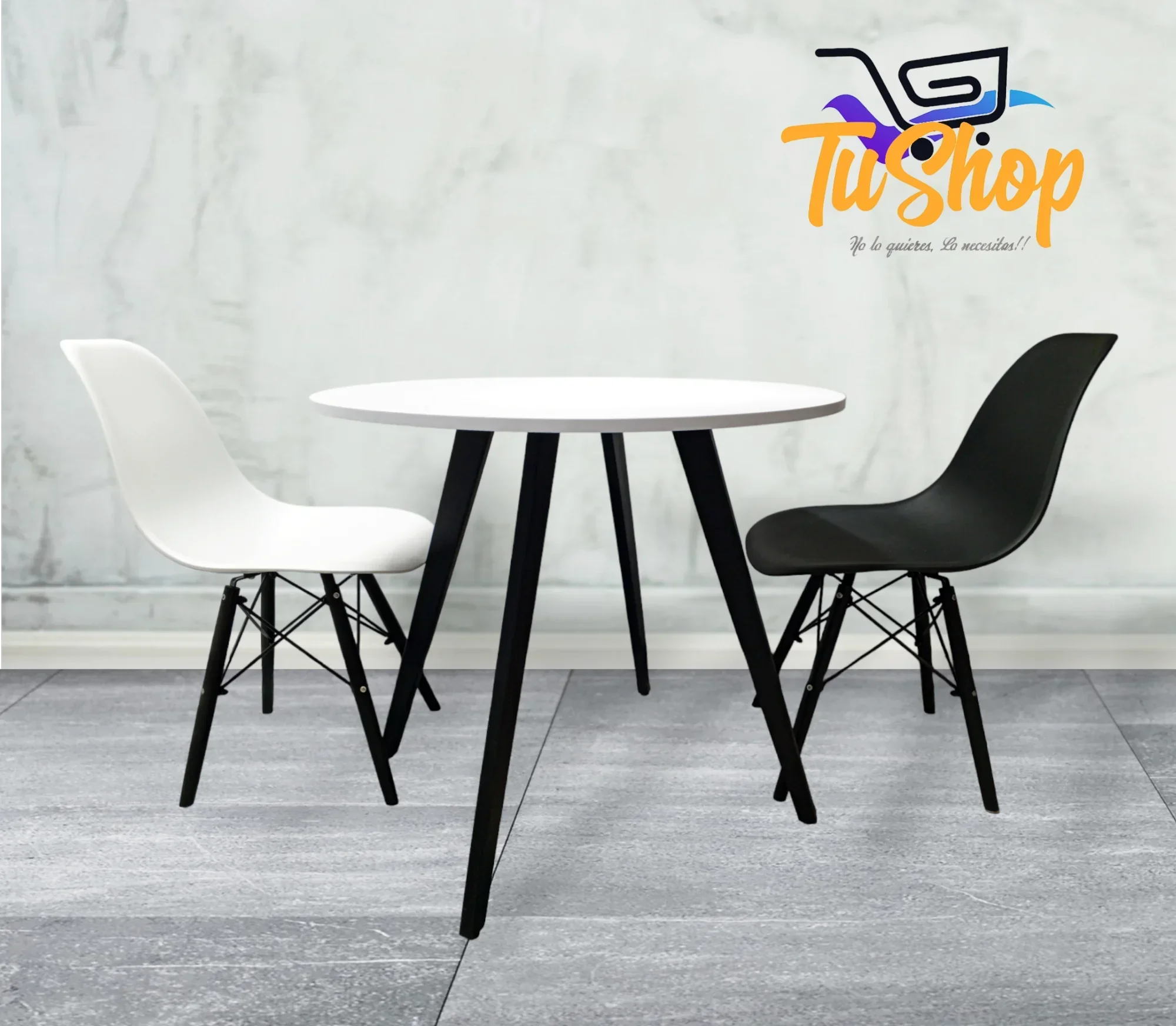 Edicion Limitada Juego Comedor Bordico Black White  2