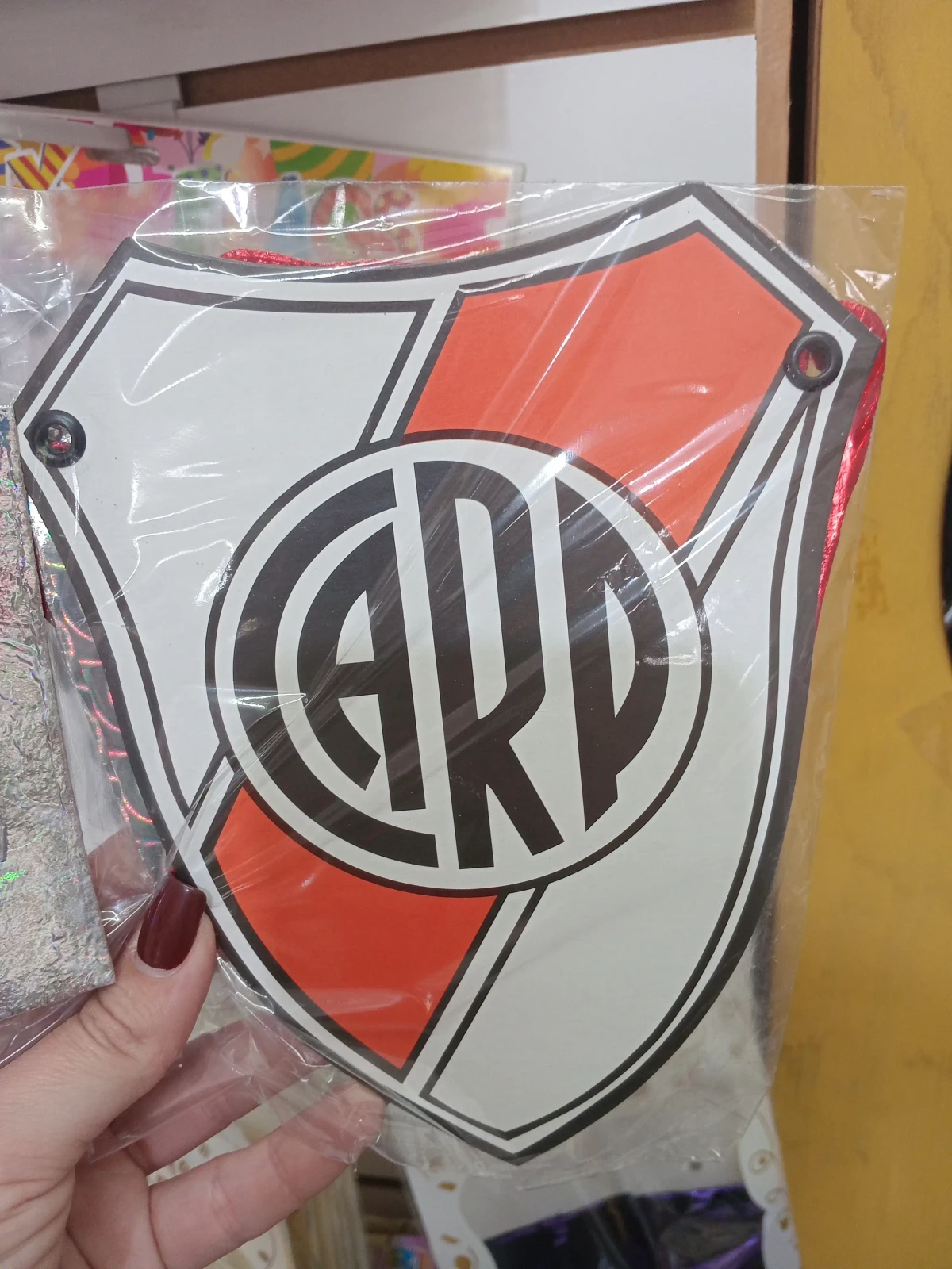 BANDERIN HOLOGRAFICO RIVER 2