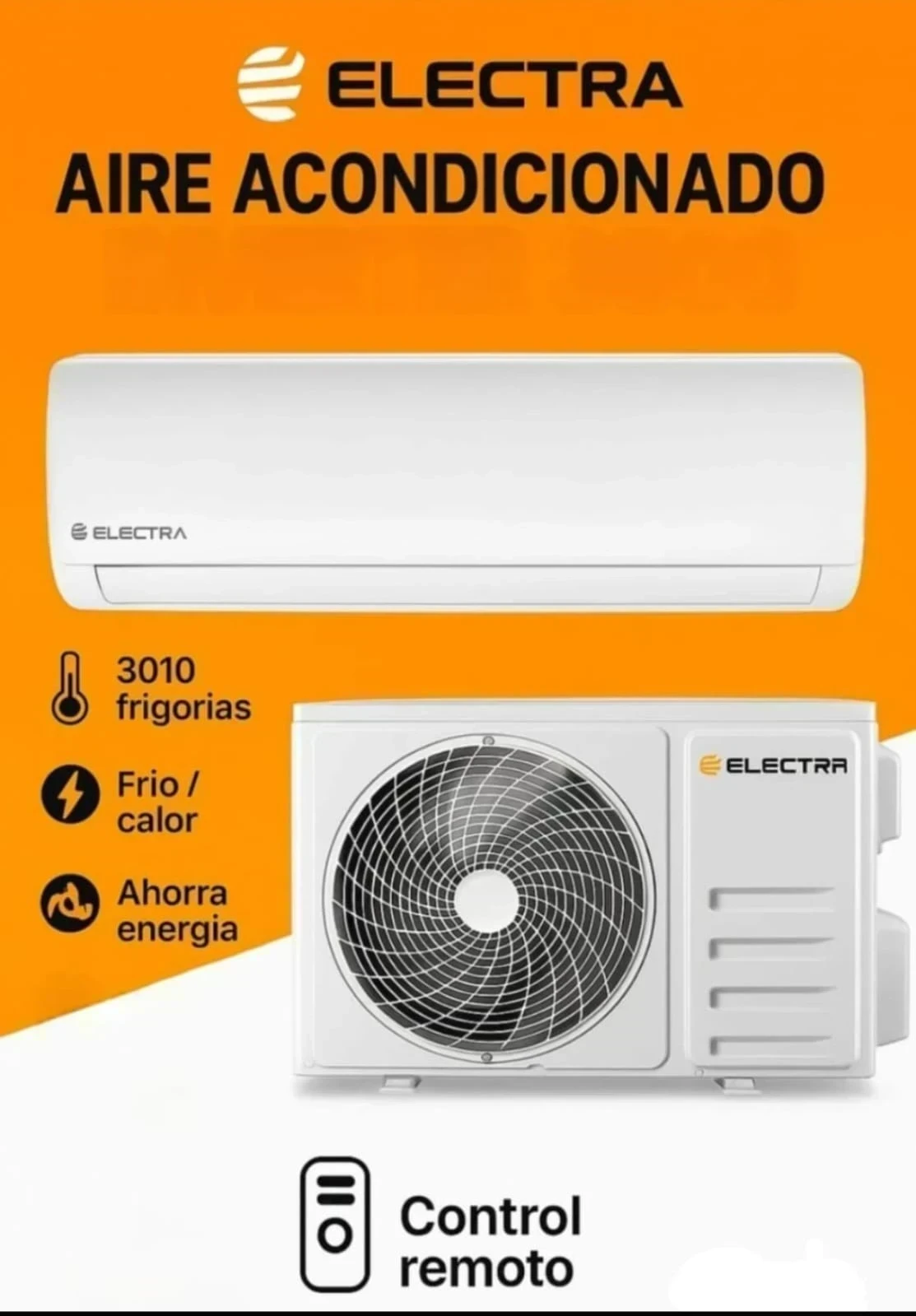 AIRE ACONDICIONADO ELECTRA 3200W