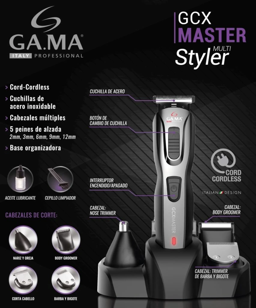 CORTADORA DE CABELLO GAMA GCX MASTER STYLER