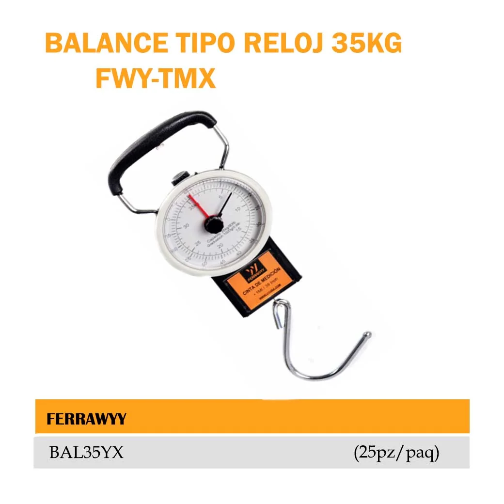 BALANZA TIPO RELOJ (Romana) 35KG FWY-TMX 