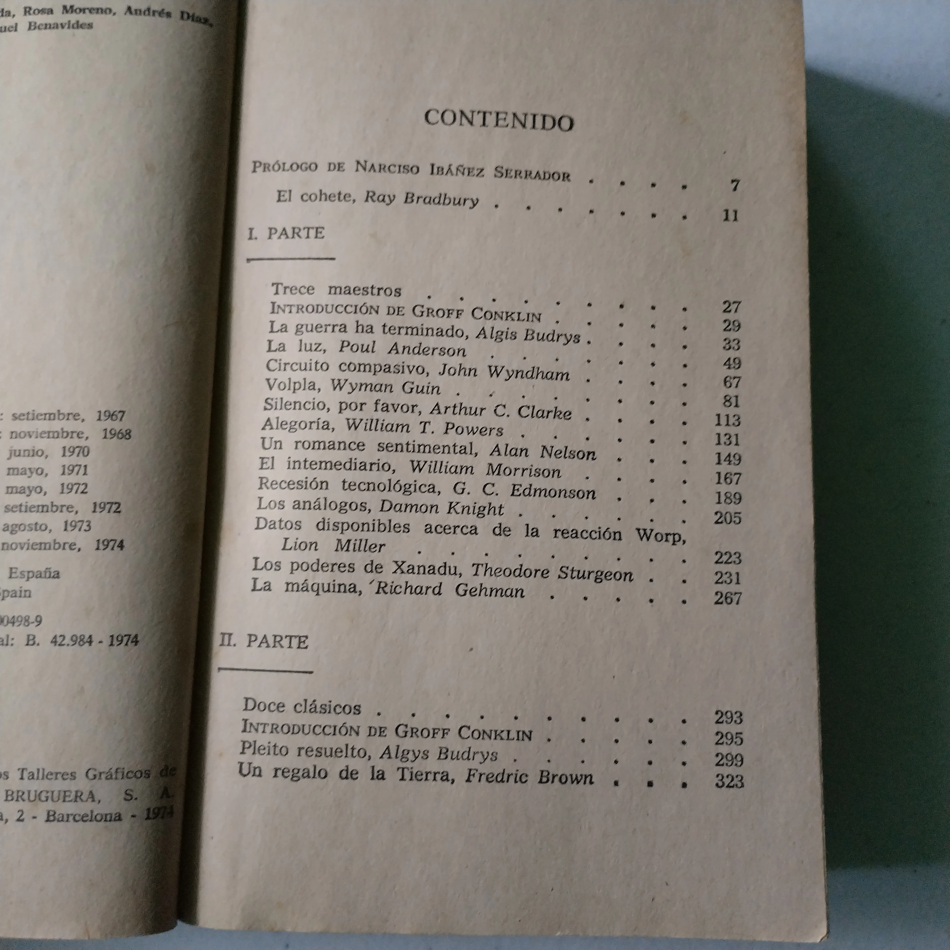 Los mejores relatos de ciencia ficción, usado 3