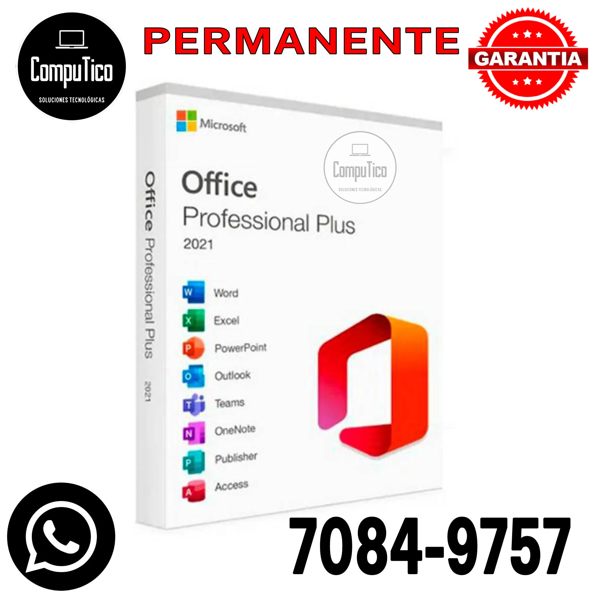Windows 11 pro y Office 2021 professional plus PERMANENTES 