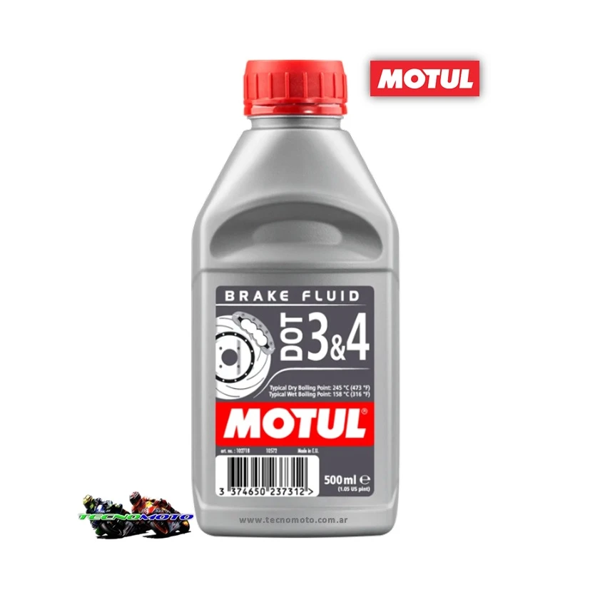 ACEITE MOTUL  BRAKE FLUID DOT 3&4 500ML -41869