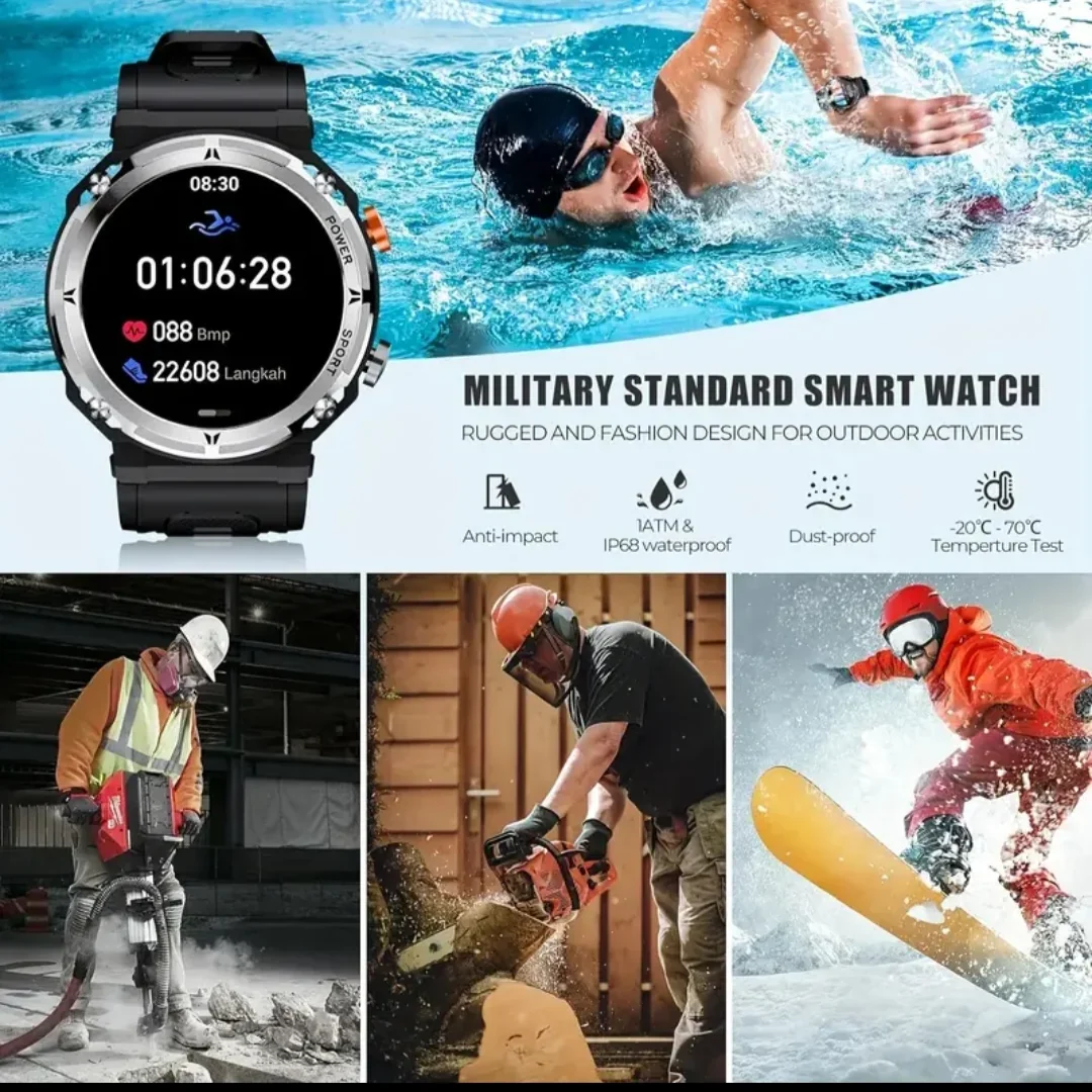 Reloj Smart grado Militar  2