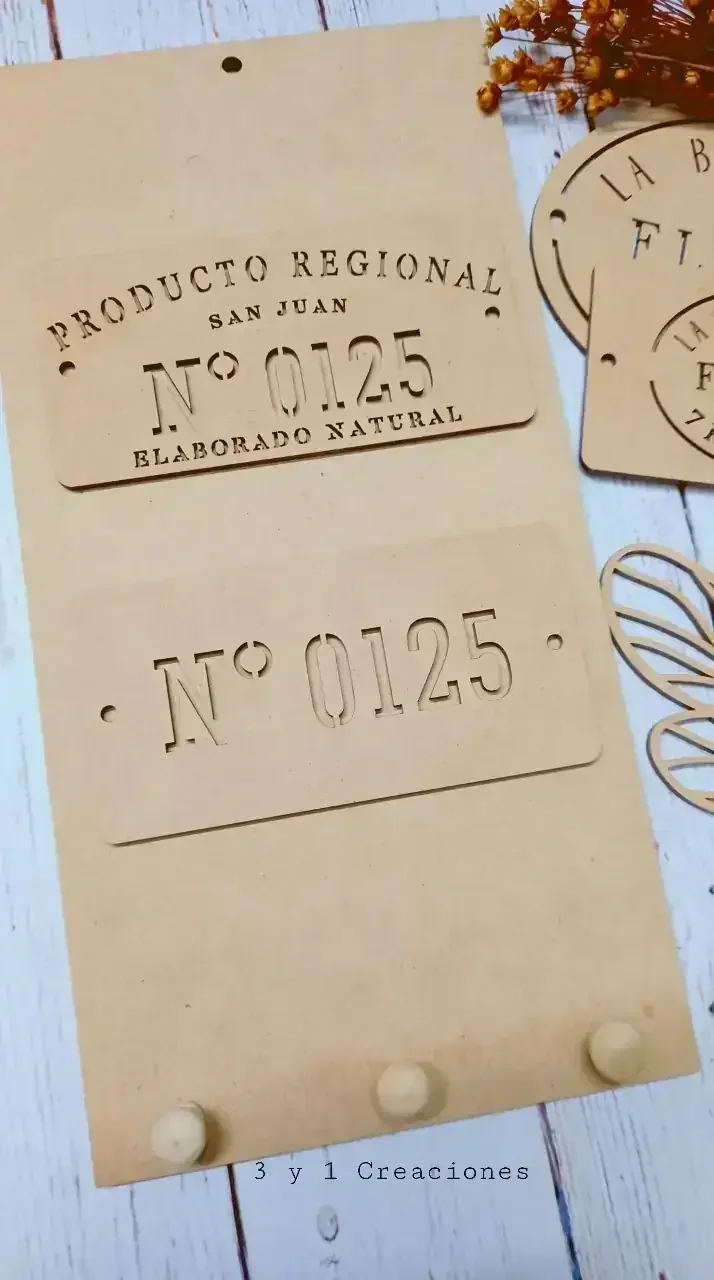 LETRERO NUMERACIÓN