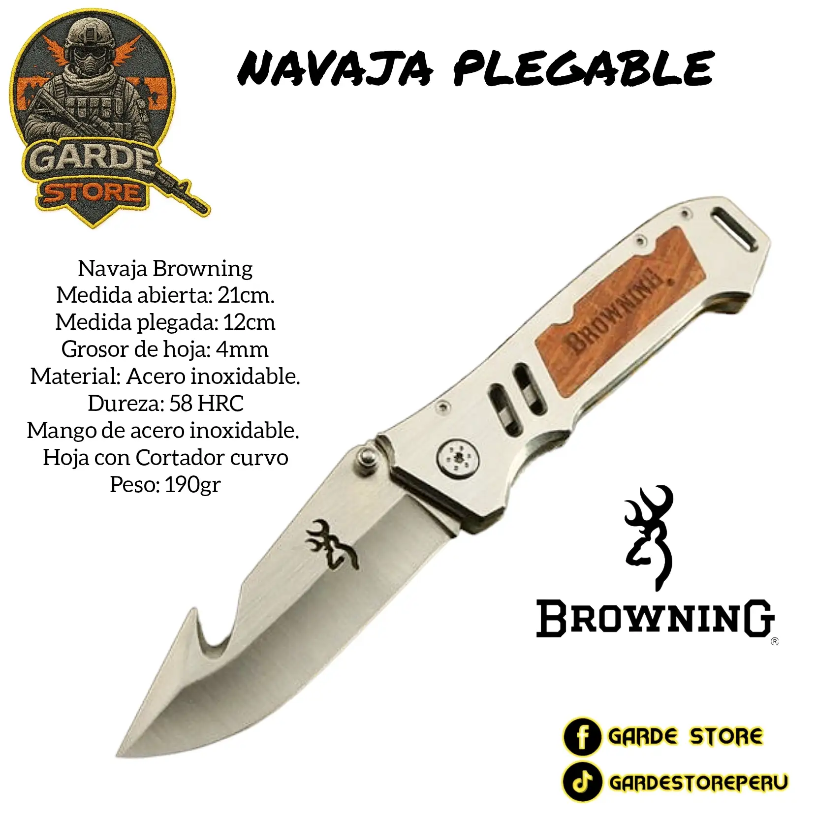 NAVAJA BROWNING CAZA