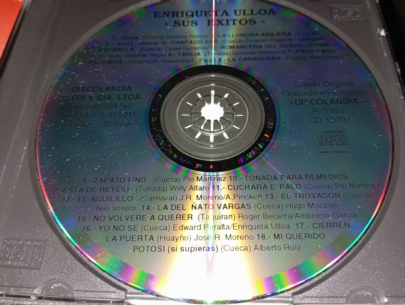 Enriqueta Ulloa - Sus Exitos (LYRA)(1RA EDICION) 2