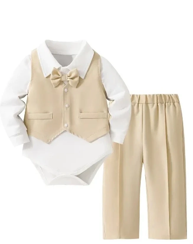 TRAJE ELEGANTE BEIGE