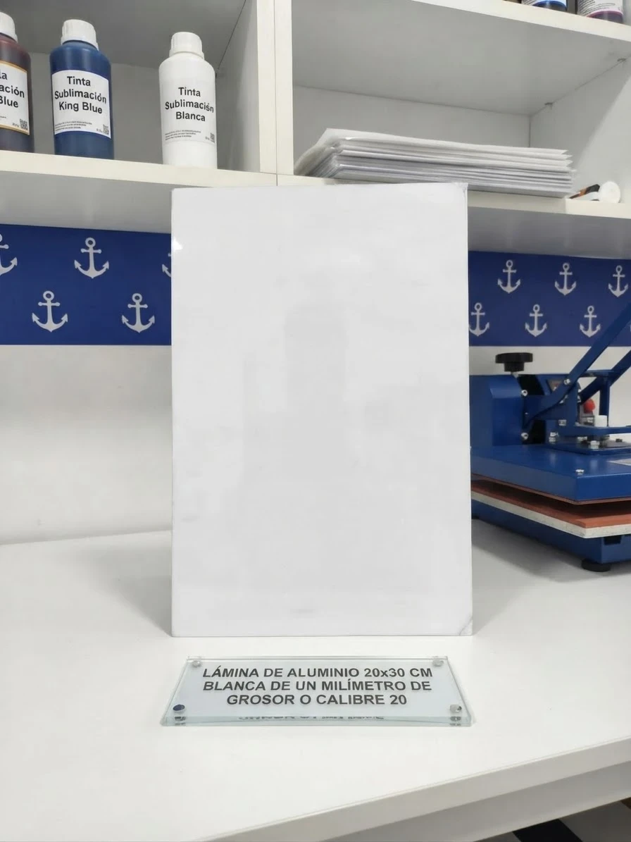 Lamina Blanca 20*30 Sublimable 1mm