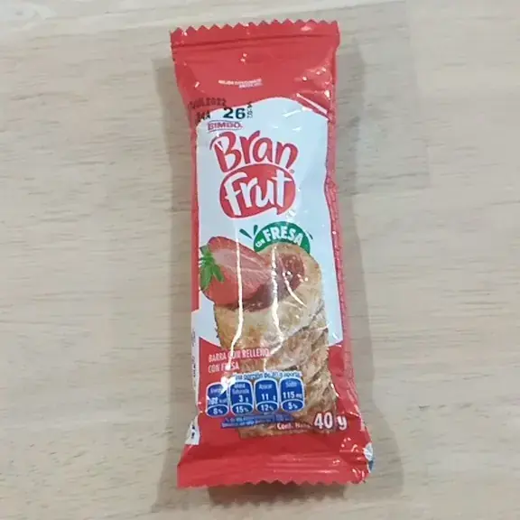 Bran frut con fresa 