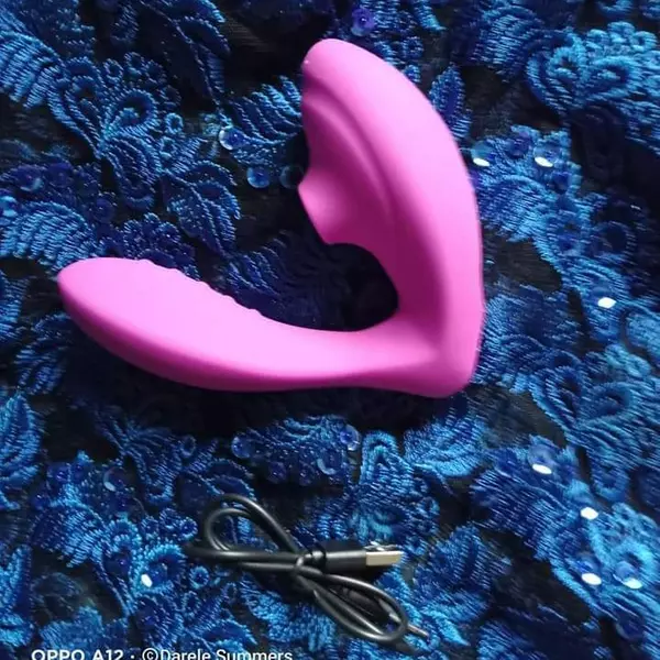 Succionador con vibrador.