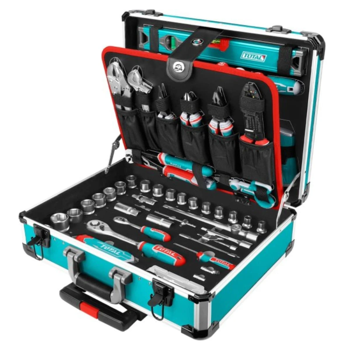 Set de herramientas manuales 147pcs con maletin total 3