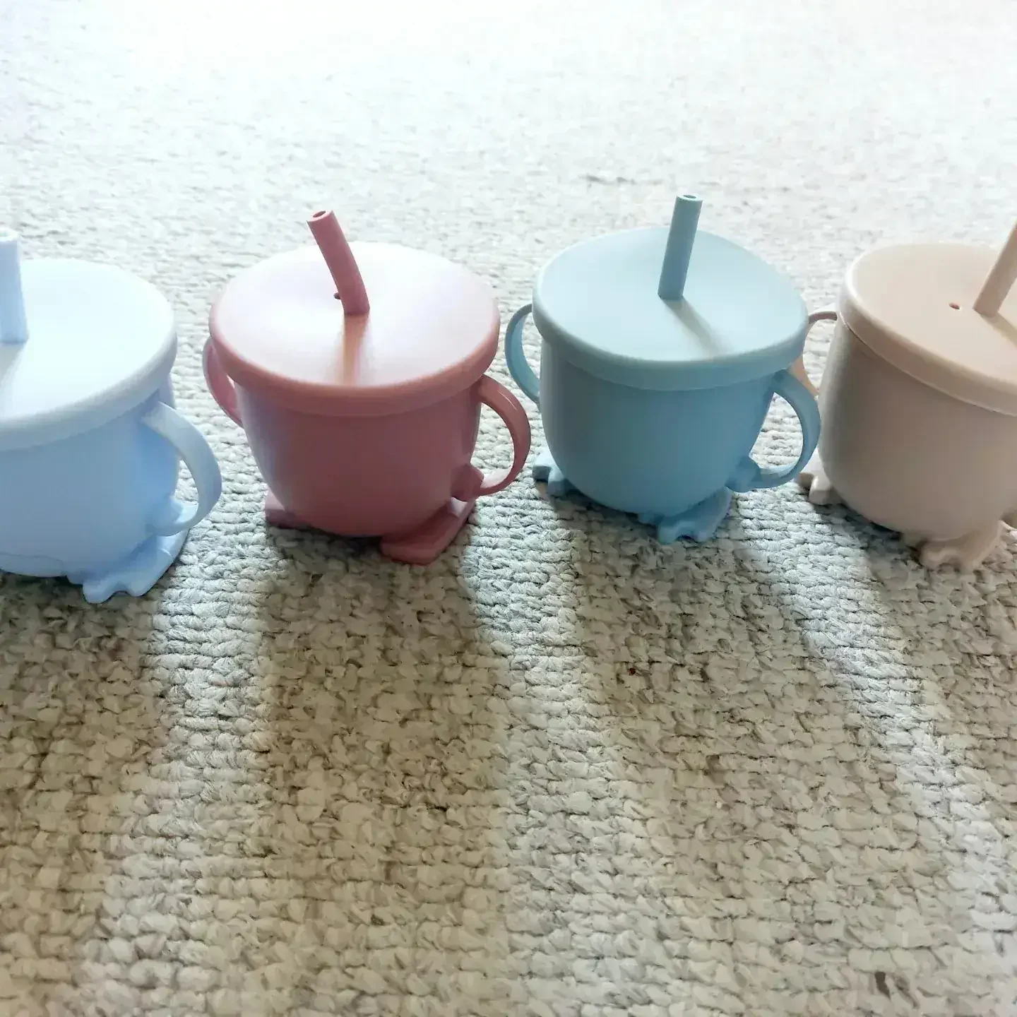 Vaso silicona con  bombilla 3