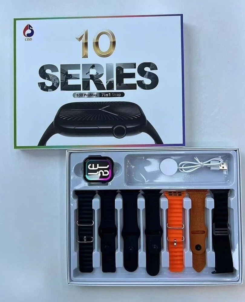 Smart Watch Serie 10 Pro Max + 7 Manillas