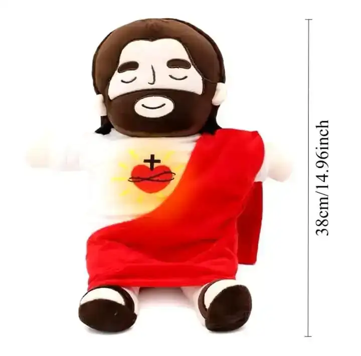 Peluche jesus que respira con sonido 2