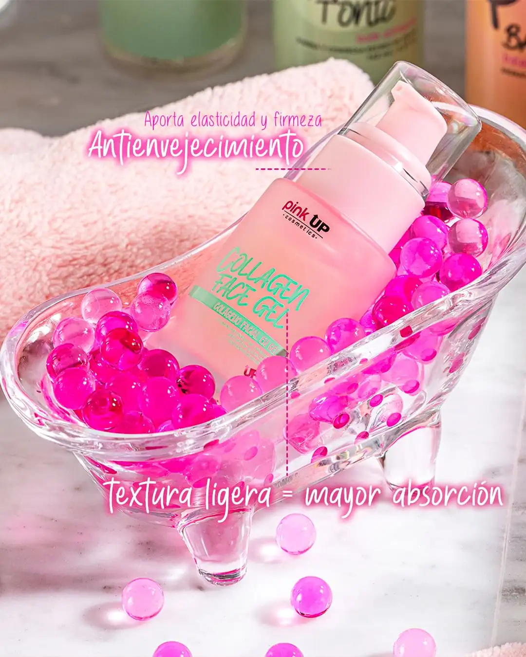 Colageno facial en gel -Pink Up