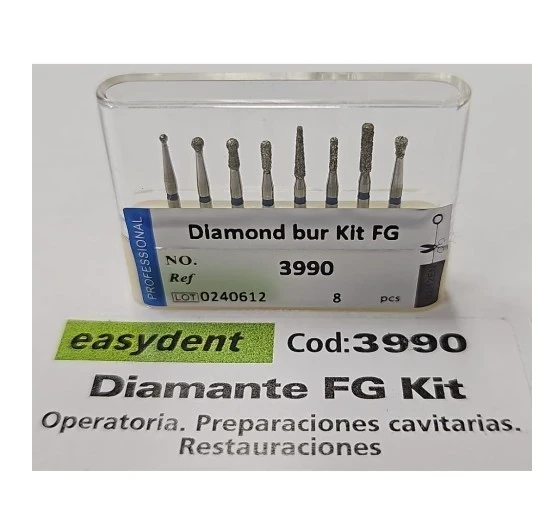 KIT PIEDRAS D/ DIAMANTE FG X8 - EASYDENT