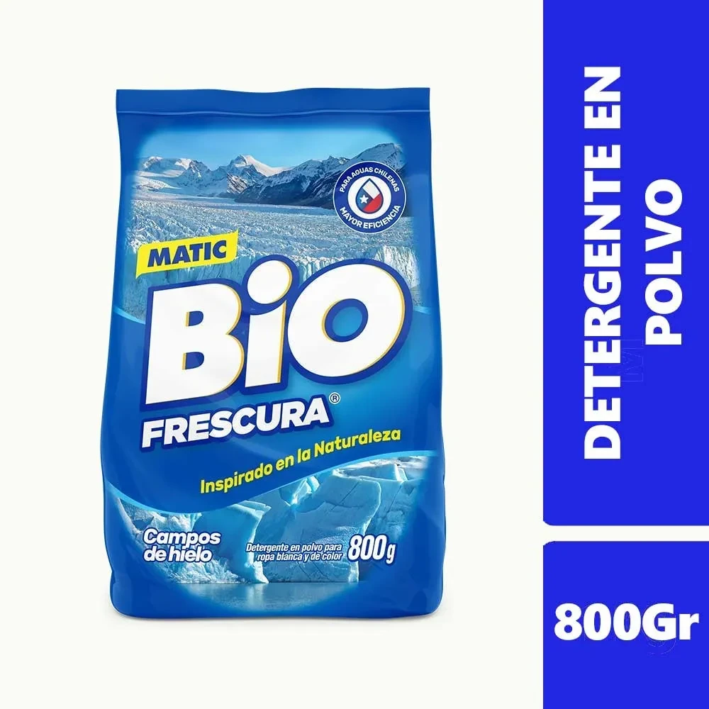 Detergente en polvo campos de HIELO 800GR 