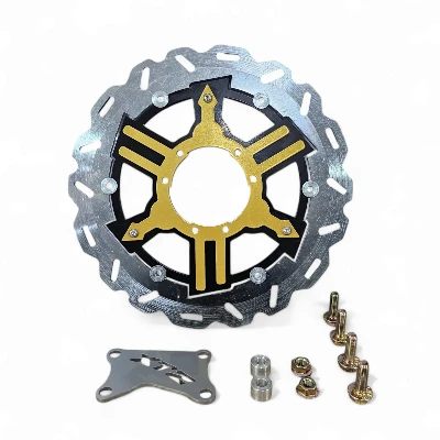 DIS Xtz 125 / DIS Xtz 150 / DIS Xtz 250 Disco flotante Dorado 320 mmIncluye accesorios de instalación