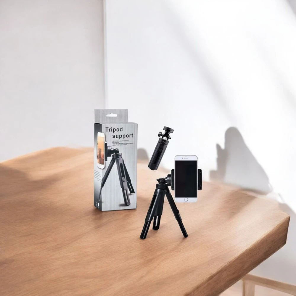 MINI TRÍPODE SOPORTE PARA CELULAR 360°