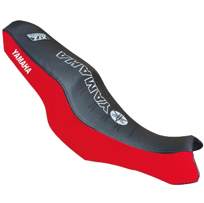 TP XTZ 150 Forro Tapizado super moto negro / rojo letrero en medio DW