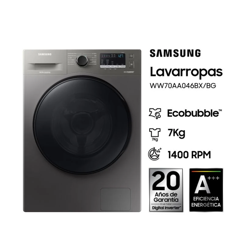 Lavarropas Samsung 7KG Inverter