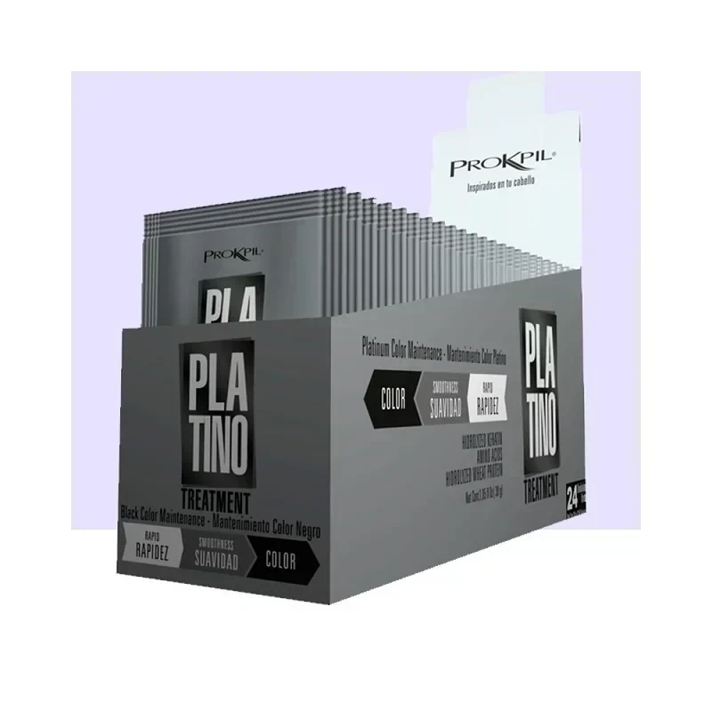 prokpil mascarilla color sobre x40 ml platino