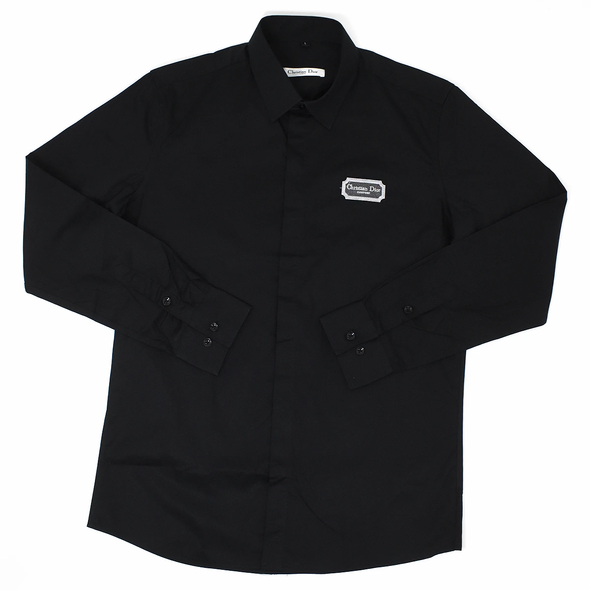 Camisa Manga Larga DIOR negra 2
