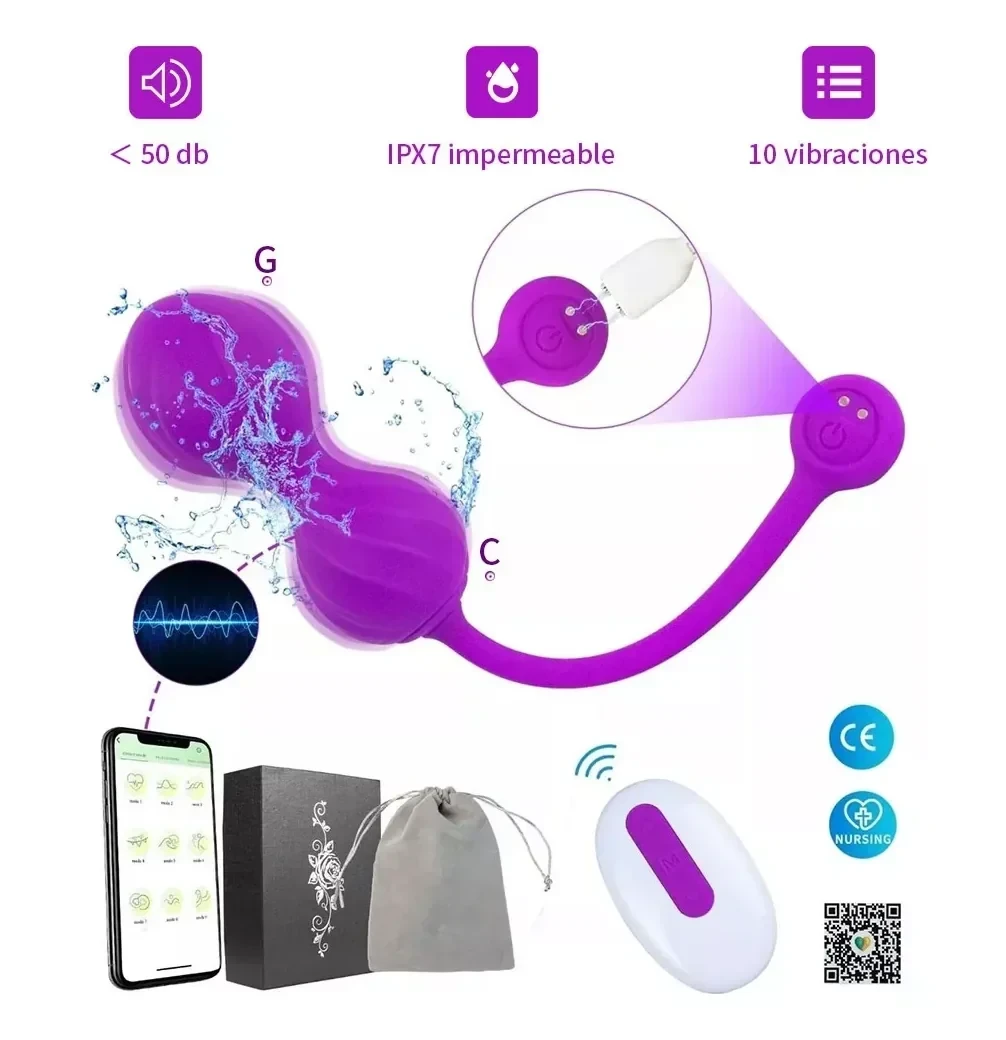 Estimulador Remoto Ckshot Dilator Vibrator Por Aplicación