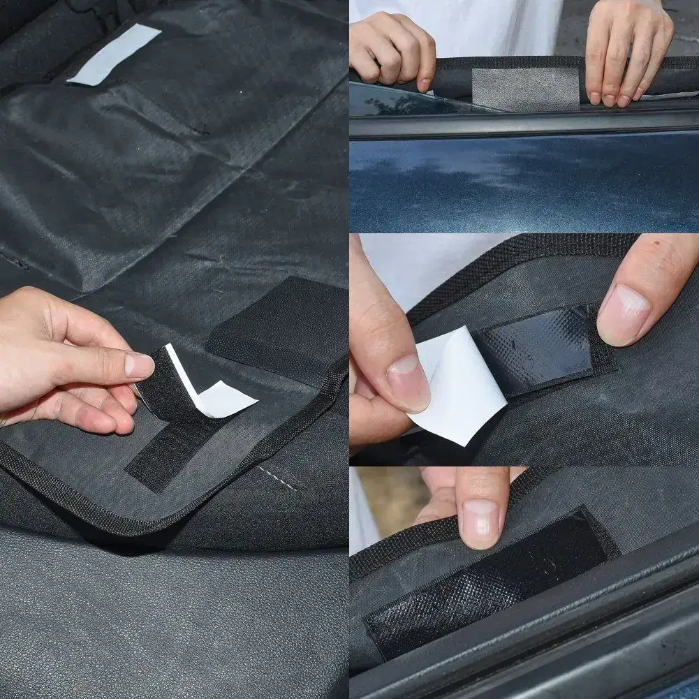 FUNDA PROTECTORA DE PUERTAS PARA AUTOMOVIL PROTECCION DE PUERTA PARA MASCOTA 4