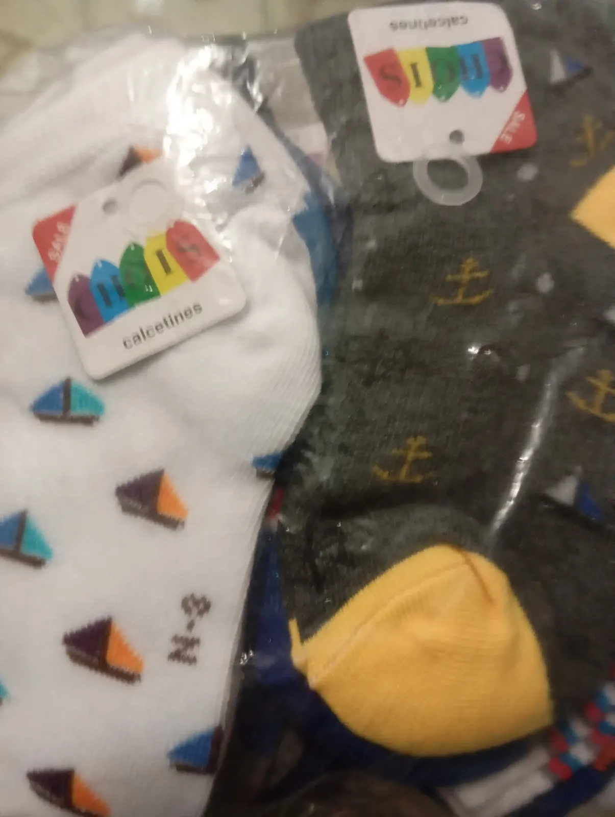 Docena de calcetas tines para niño 6-8 3