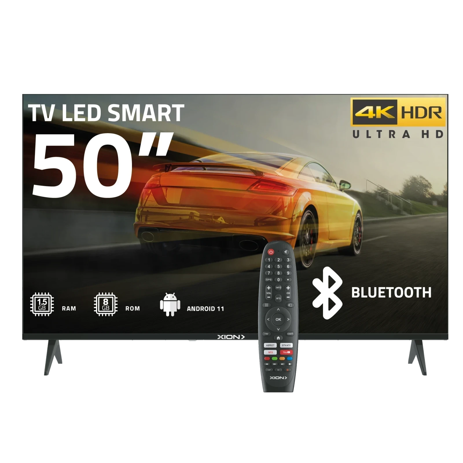 Televisor Led Smart 4K 50" XION